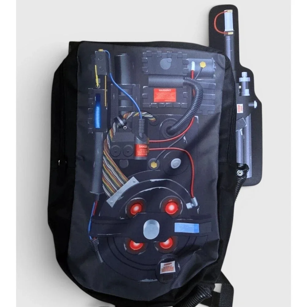 Ghostbusters Proton Pack Backpack w/Particle Wand Attachment Costume Cosplay NWT